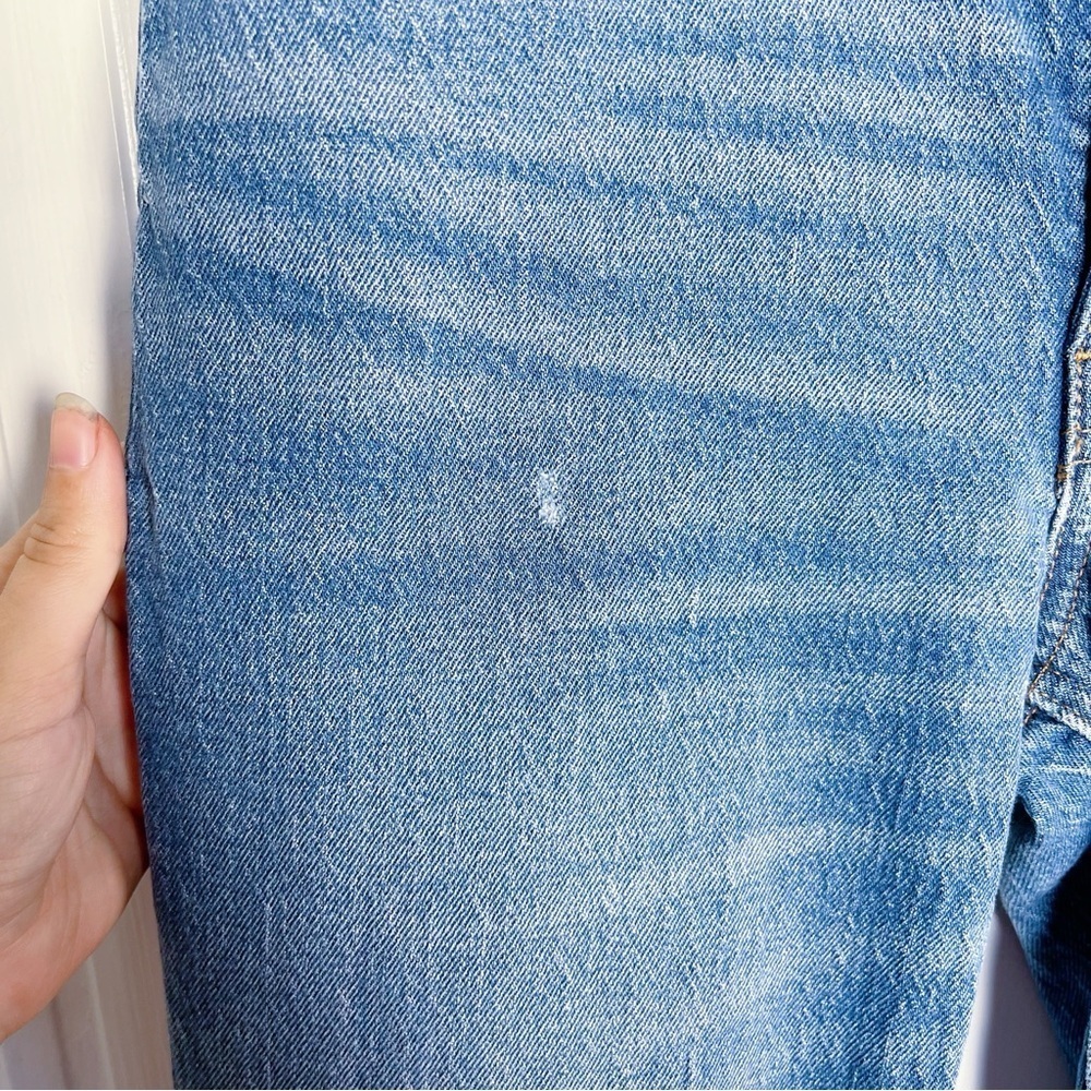 J Crew • 9" Demi-Boot Crop Jean in Clyde wash blue medium flare ankle bootcut - Picture 7 of 11